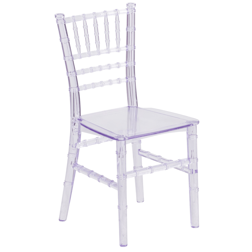 Kids Crystal Chiavari Chair rental, children's event chairs, party chair rental Los Angeles, kids' party furniture, luxury kids chairs, chiavari chairs for rent, event rentals Chatsworth, kids party supplies, toddler event seating