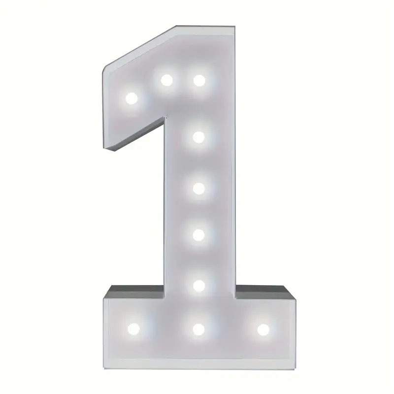 Marquee Number 1 Rental, giant number rental Chatsworth, event rentals San Fernando Valley, birthday party decorations Chatsworth, large illuminated numbers, party supplies Chatsworth, wedding decor rentals, photo booth props CA, event planning Chatsworth