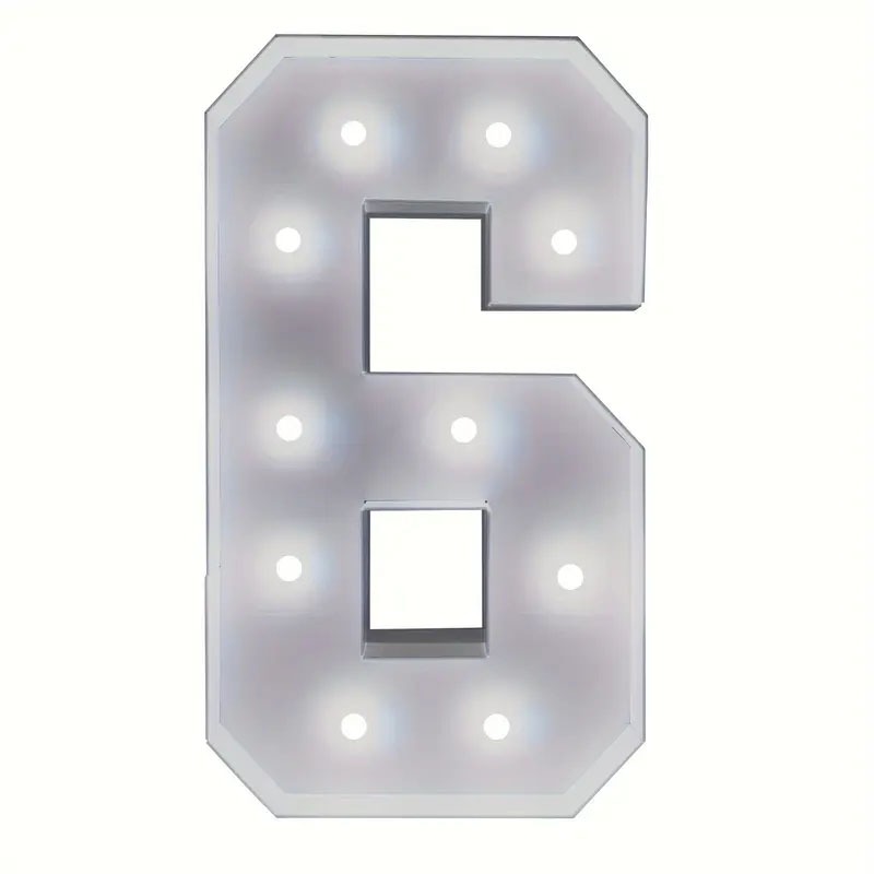 Marquee Number 6 rental, giant number 6 Chatsworth, LED number 6 rental, birthday party rentals CA, event decor Chatsworth, 6th birthday party ideas, custom number signs, photo backdrop rentals, party rentals near me