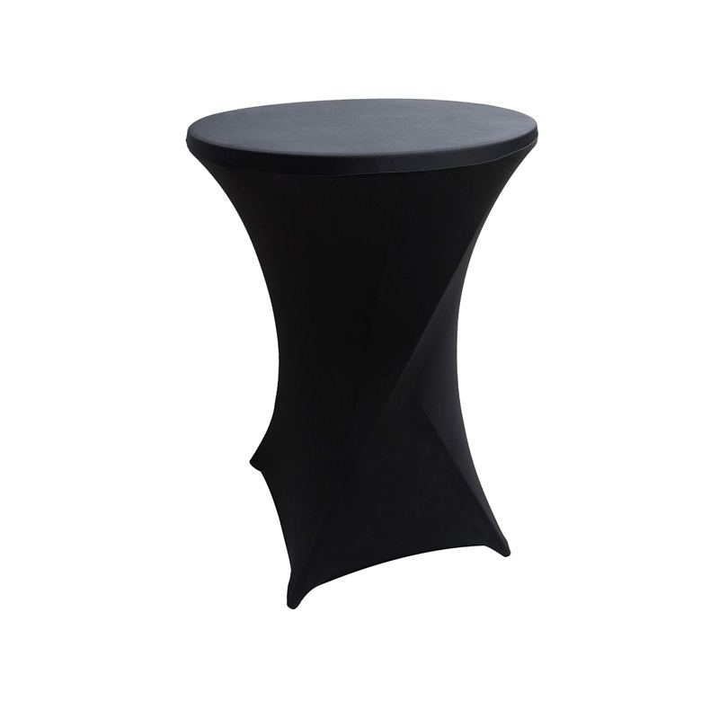 Tablecloth Cocktail Black rental,Black cocktail table linen, Party rentals Chatsworth, Event linen hire Los Angeles, Cocktail party decor, Highboy table covers, Wedding rentals San Fernando Valley, Elegant event supplies, Bar table linen rental