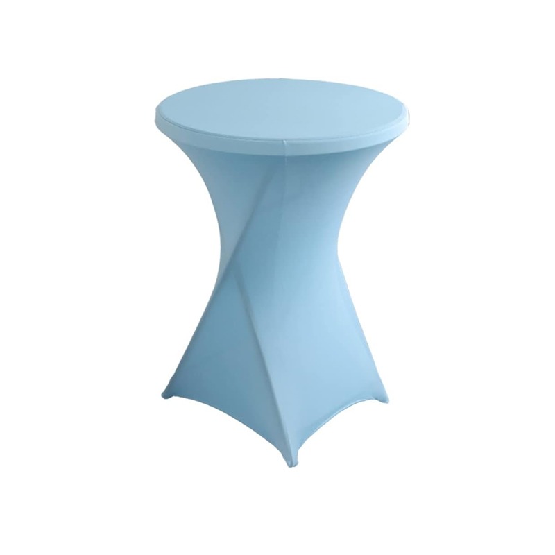 Tablecloth Cocktail Light Blue rental Chatsworth, CA for your next memorable event. Discover premium light blue linens for weddings, parties, and corporate functions. Book now!