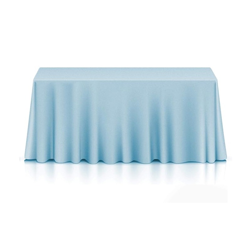 tablecloth Rectangular Light Blue,light blue linen rental Chatsworth, CA, rectangular table cover Los Angeles, party tablecloths Chatsworth, event linen hire CA, wedding table decor light blue, baby shower table rentals, elegant blue tablecloths, party supply rentals Chatsworth