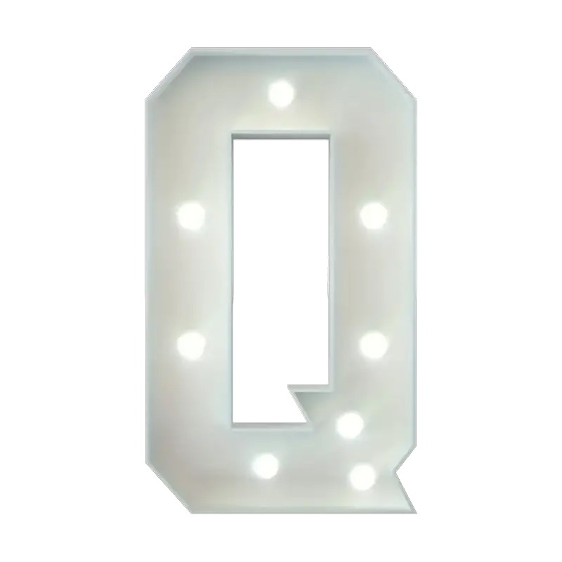 Marquee Letter Q Rental,Q letter light rental, event rentals Chatsworth, party decorations Los Angeles, giant letter Q for events, illuminated Q rental, custom letter rentals, wedding decor Chatsworth, corporate event letters
