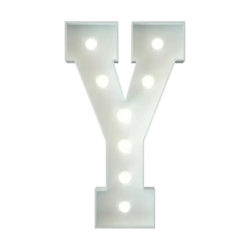 Marquee Letter Y rental,giant letter Y, light up Y Chatsworth, CA, letter Y sign rental, event lighting Chatsworth, party rentals San Fernando Valley, personalized event decor, photo booth backdrop, wedding letter Y