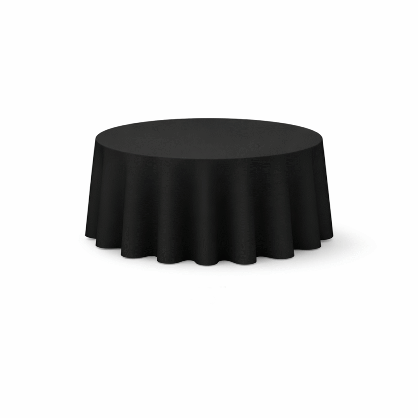 Tablecloth Round 48in rental Chatsworth, event planning, party supplies, equipment rental, celebration, party rentals near me, professional setup, table linen rental, event decor, birthday party rentals, wedding rentals, corporate event rentals, quality tablecloths