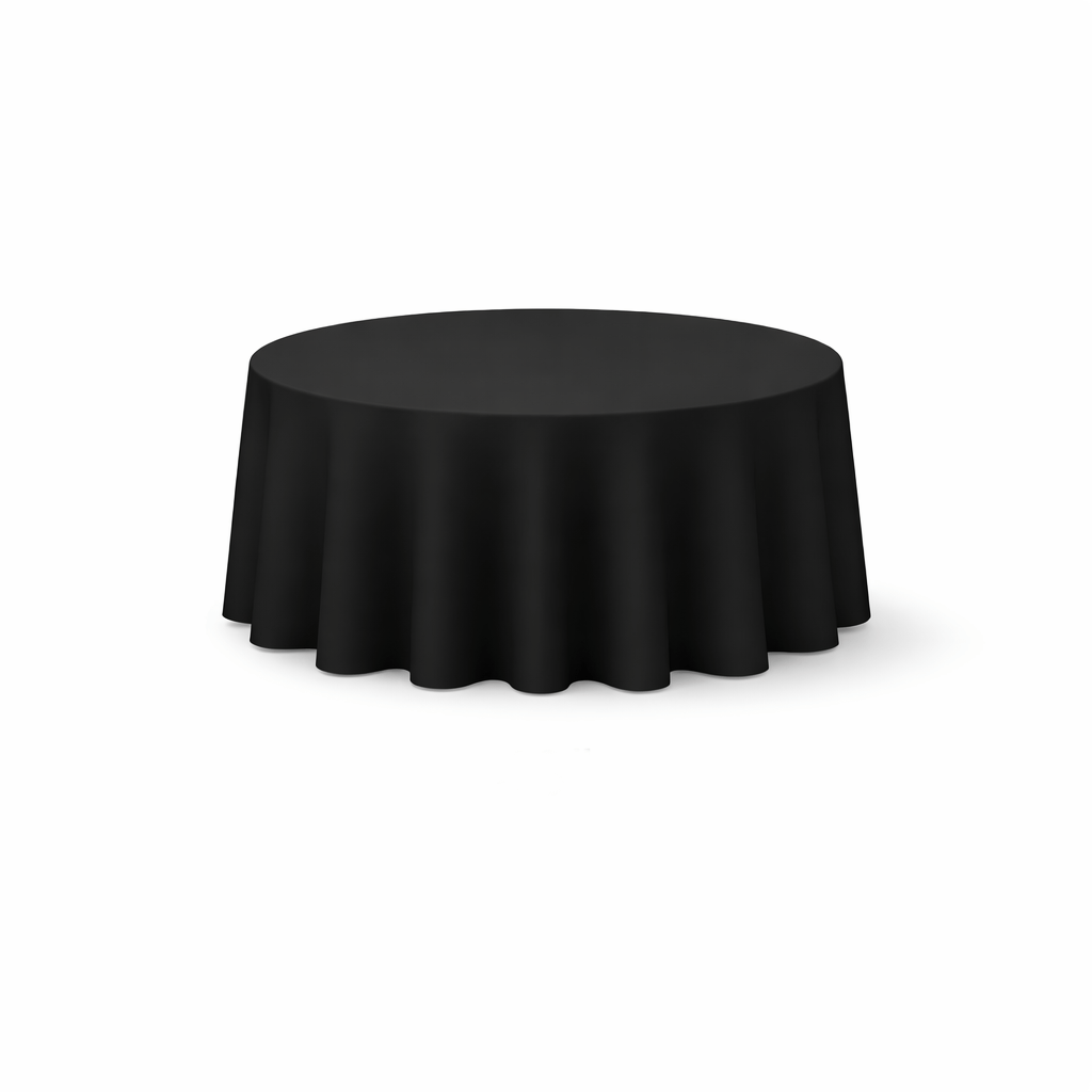 Tablecloth Round 48in rental Chatsworth, event planning, party supplies, equipment rental, celebration, party rentals near me, professional setup, table linen rental, event decor, birthday party rentals, wedding rentals, corporate event rentals, quality tablecloths